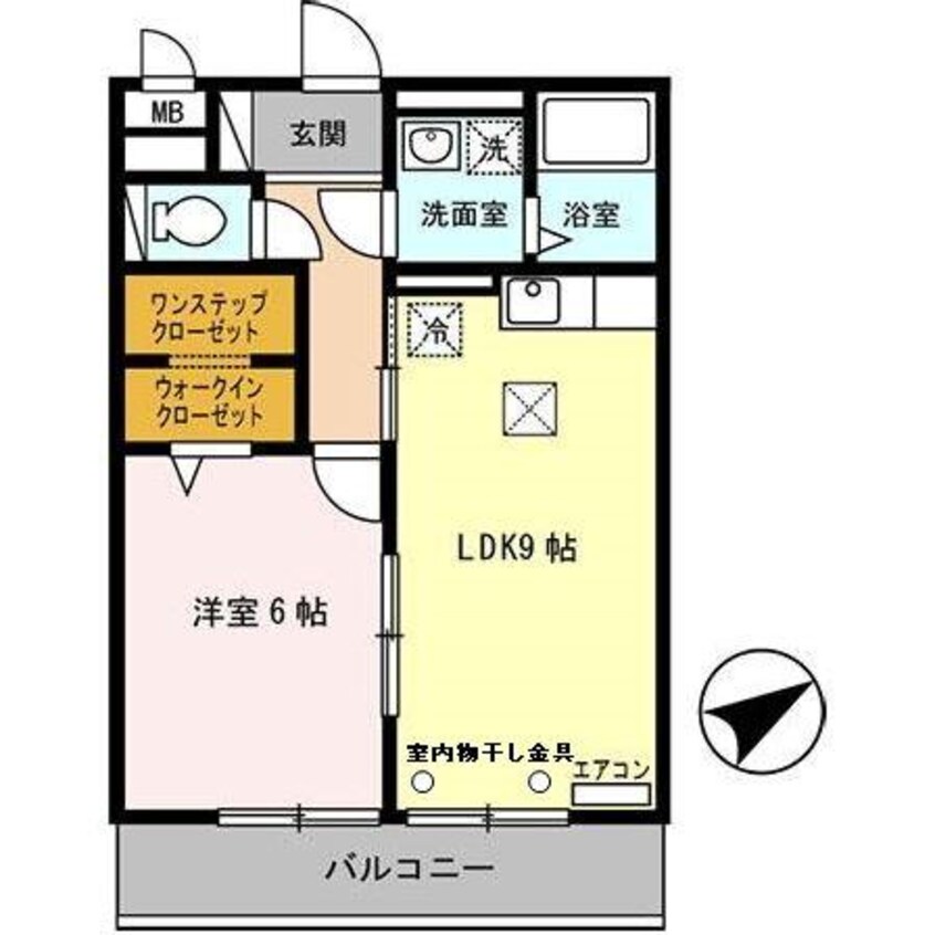間取図 セジュール東浜尻