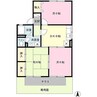 アマリージュ北八代 3DKの間取り