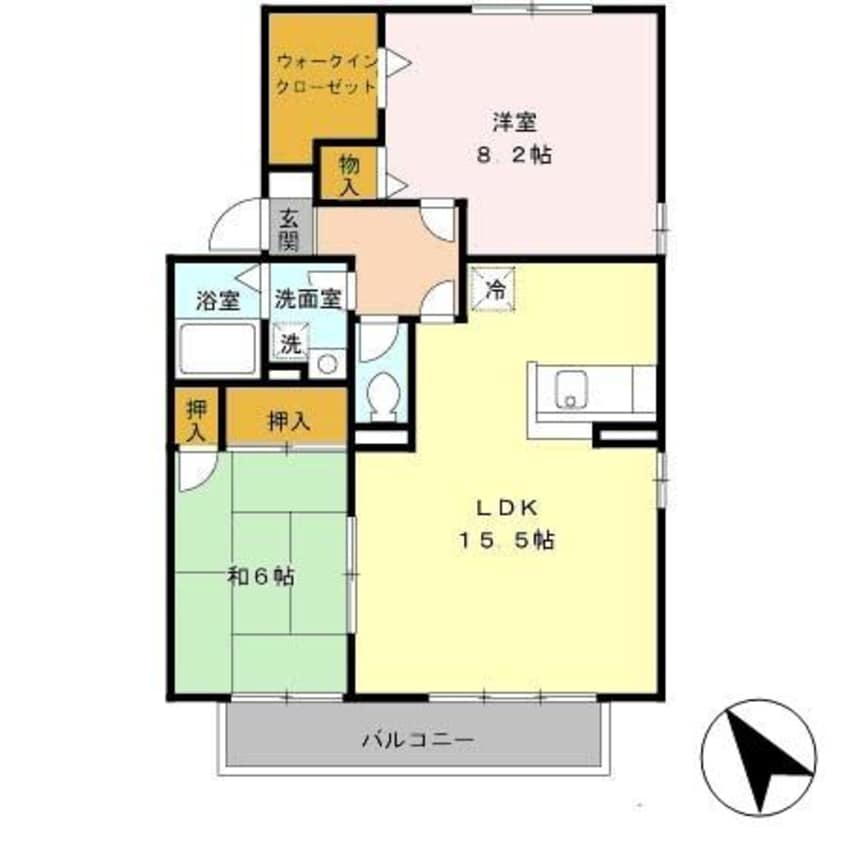 間取図 カームフォレスト