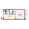 プラザY 1DKの間取り