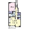 エスペランサ白国Ⅲ 1LDKの間取り