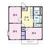 エスポワール新在家 3DKの間取り