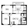 エスポワール田寺 3DKの間取り