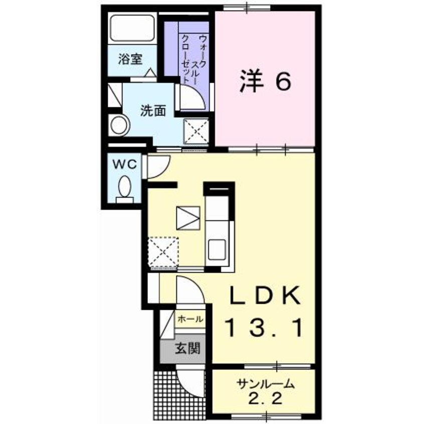 間取図 グランチャレットV