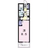 アクロポリスV 1Kの間取り