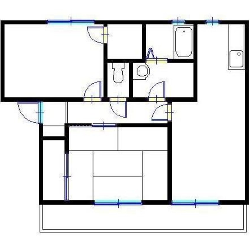 間取図 ルミエール東今宿Ａ