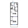 ノースエスペランサ 1DKの間取り