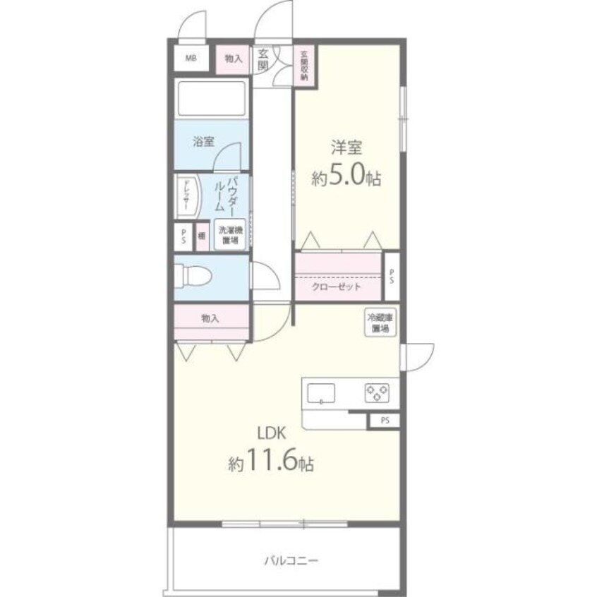 間取図 グランシャトー新在家