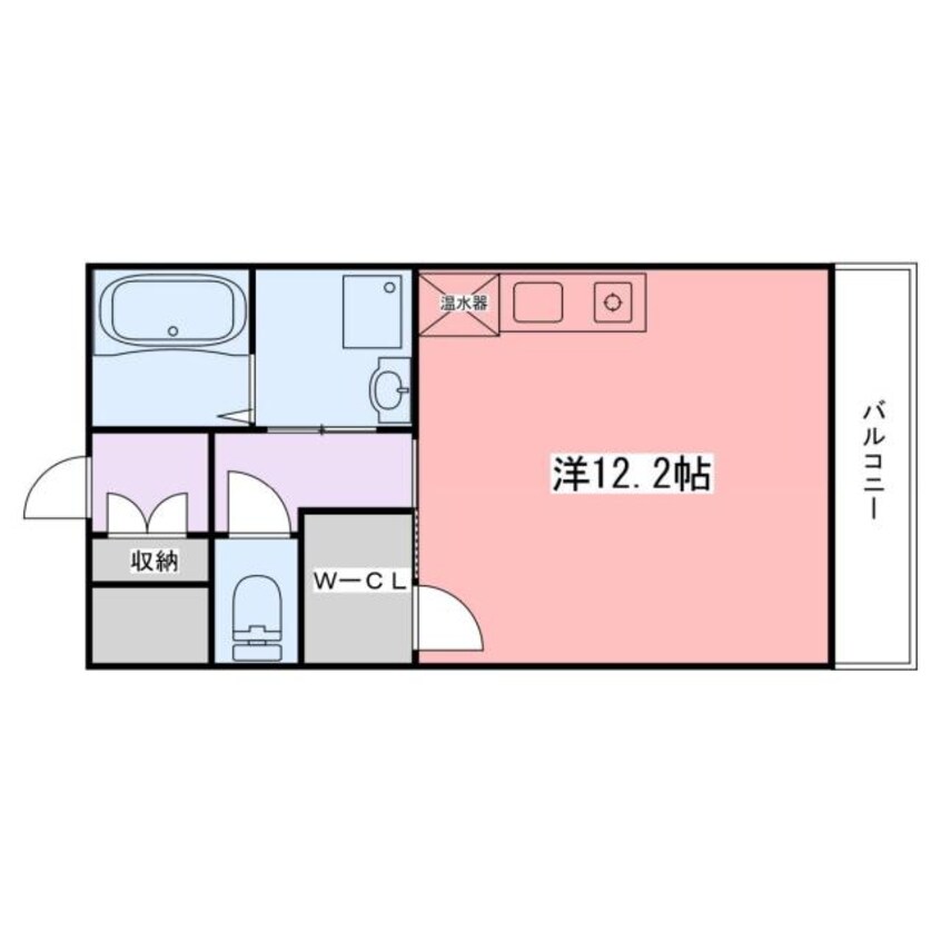 間取図 インタービレッジ下手野