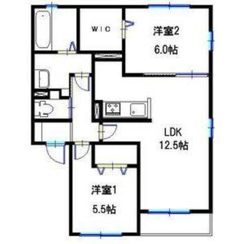 間取図 エクセレントパル