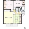サンアベニュー田寺　1 3LDKの間取り