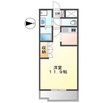 間取図 グランドール　ヒメジ