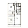 大歳マンション 2LDKの間取り