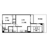 姫路北八代パーク・ホームズ 2LDKの間取り