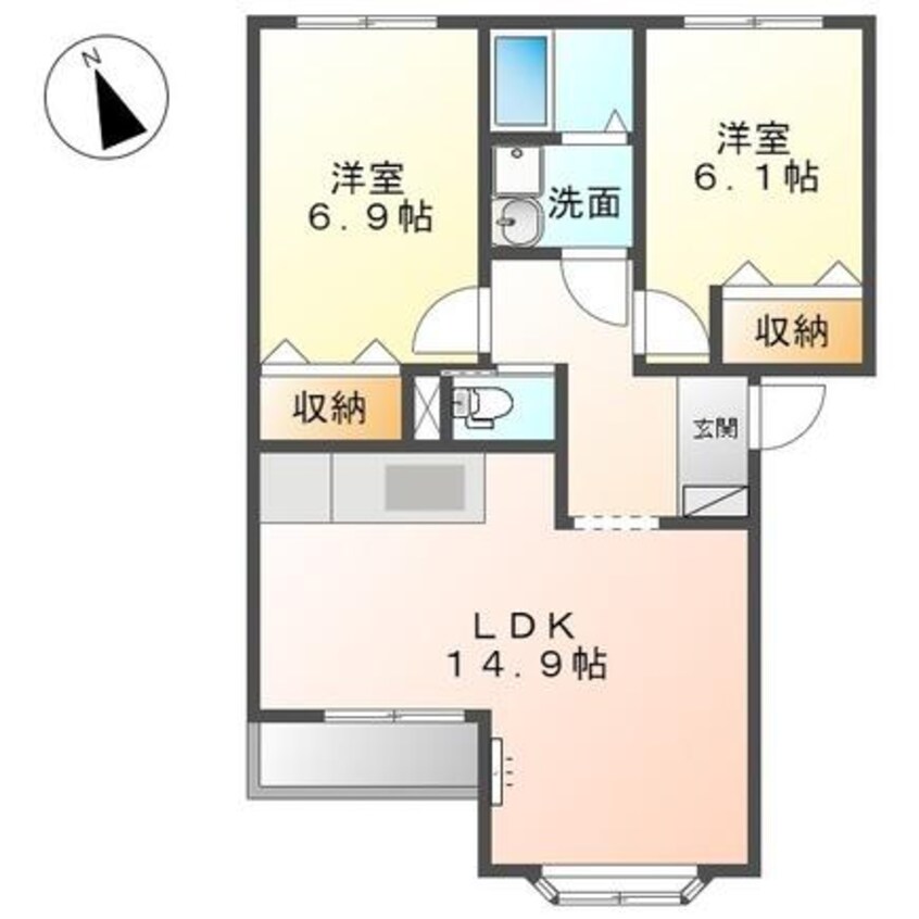 間取図 ジュピターⅡ