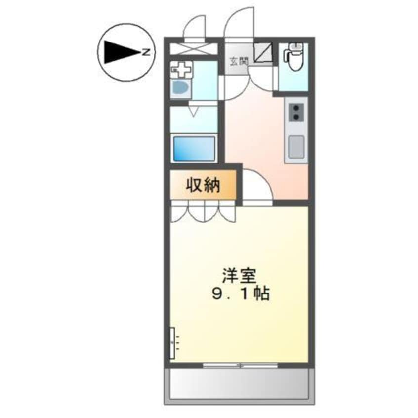 間取図 ヴェルジュール御着