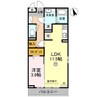 カーサクレア神屋町 1LDKの間取り