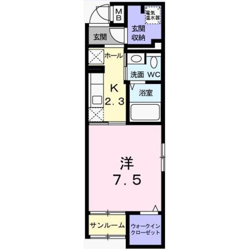 間取図 エクセル神屋町