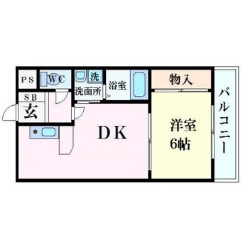 間取図 ドルミ西村