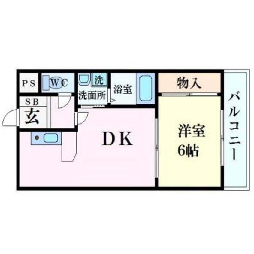 間取図 ドルミ西村