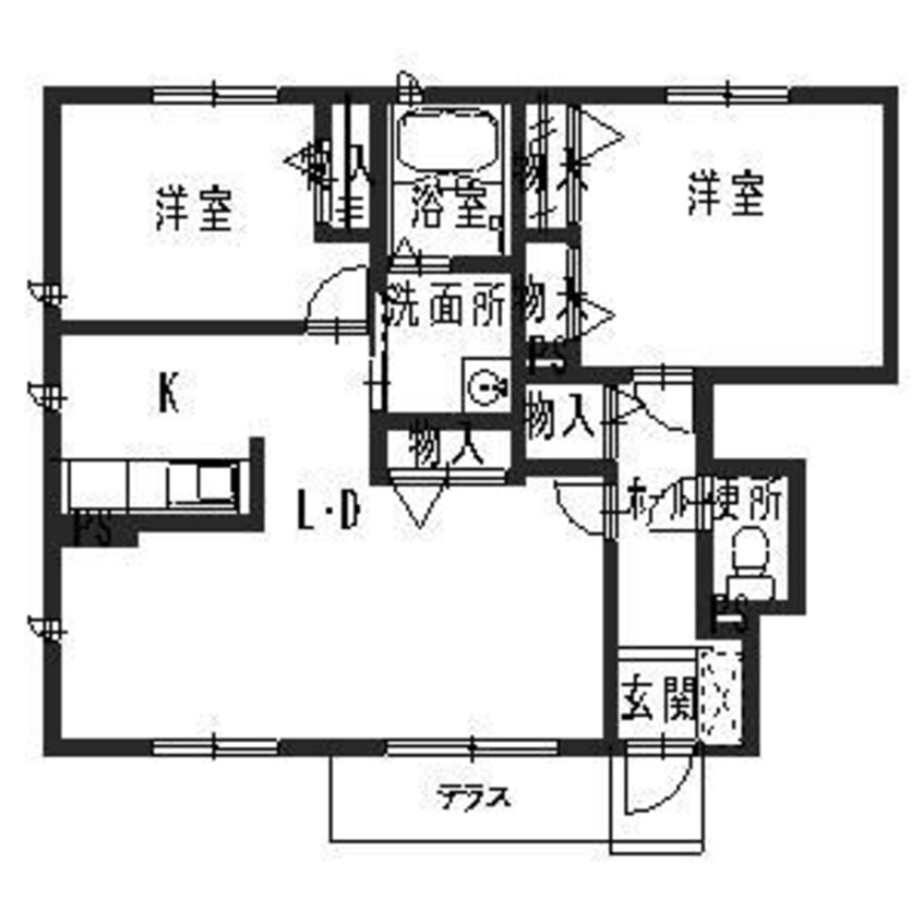 間取図 シャーメゾンアミト・マーネ