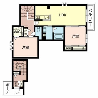 間取図 シャーメゾン大道