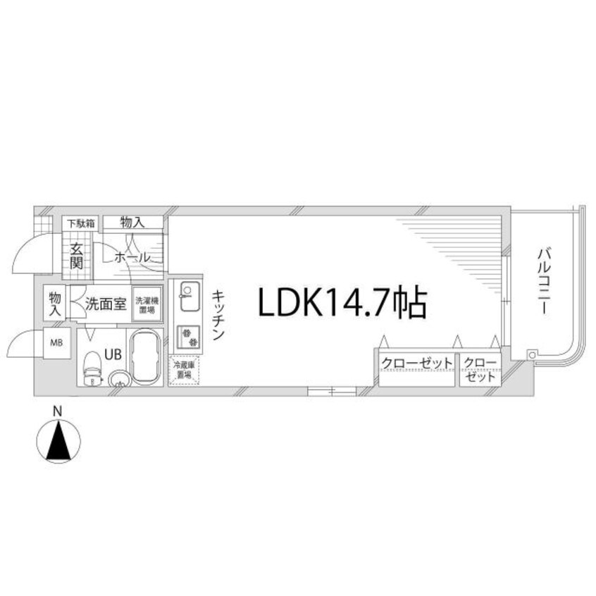 間取図 キャッスルコート安室