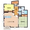 レイチェル鎌倉 2LDKの間取り