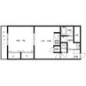 住吉マンション 1LDKの間取り