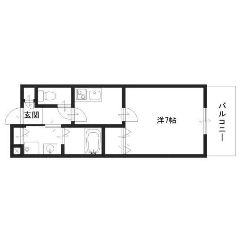 間取図 ネオクオーツ神屋壱番館