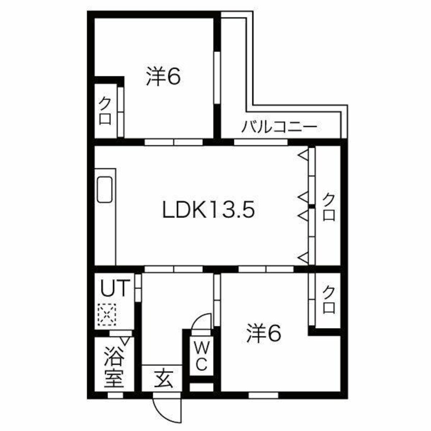 間取図 レジデンス香呂