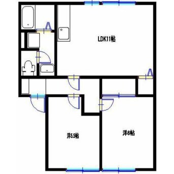 間取図 サンハイム下手野B