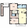 ヴィラーチェH&K A 2LDKの間取り