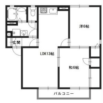 間取図 サンパティック御立Ｂ棟