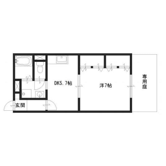 間取り図 ウエストヴィラ
