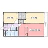 インタービレッジ城北 2LDKの間取り