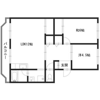 間取図 八丈岩マンション