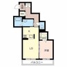 アルベージュ今宿 1LDKの間取り