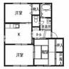 シャーメゾン寿 壱・弐番館 3Kの間取り