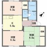 シャーメゾン寿 壱・弐番館 3Kの間取り