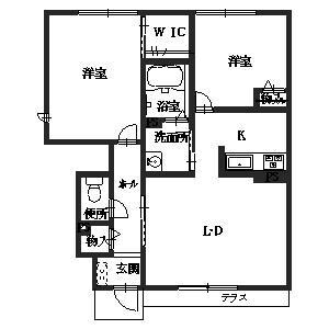 間取り図 シャーメゾン坂元　A