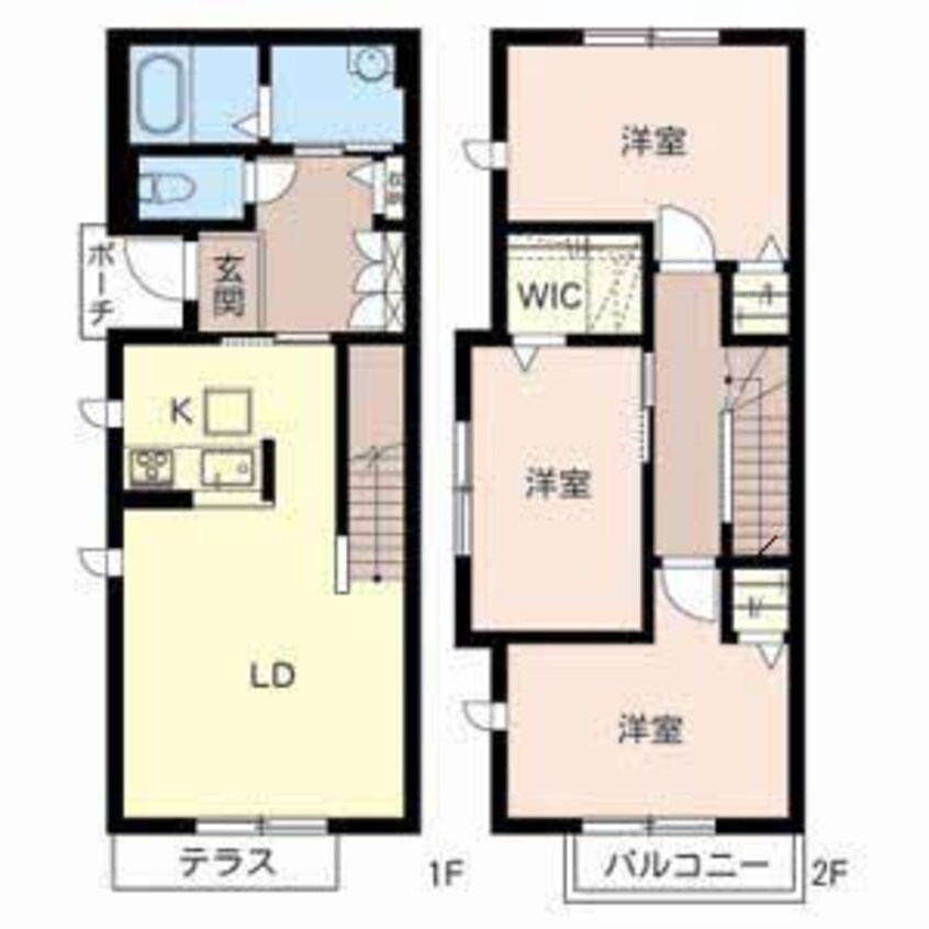 間取図 ハートフルハイツⅡ