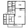 ヴェルジュール別所A・B 2LDKの間取り