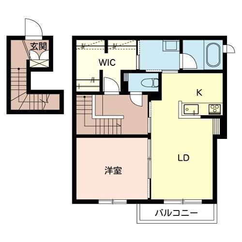 間取り図 メゾン ラ・ソルピア　B棟