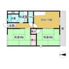 ユウハイツ 2DKの間取り