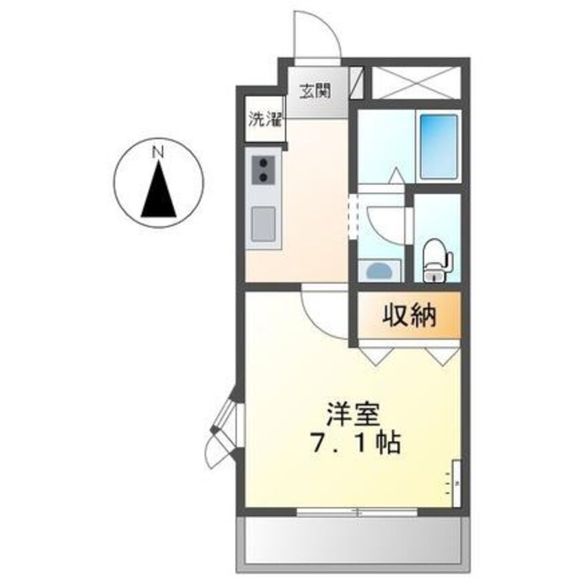 間取図 プチ　フォレ