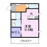グランドハイム姫路 1Kの間取り