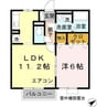 エマーブル 1LDKの間取り