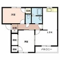 パストラル田寺東Aの間取図