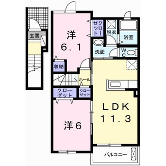 間取図 セレーノ　カーサⅡ